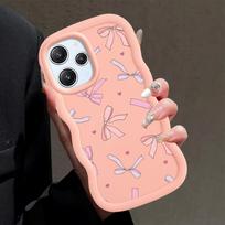 Case for Xiaomi Poco X3 NFC X5 X3 Pro Soft Phone Cover Pink Bow Poco X5 Pro black