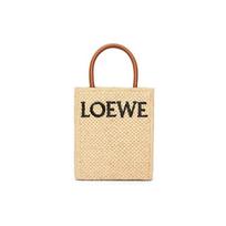 Loewe A5 Letter Logo Adjustable Shoulder Strap Raffia Music Score Tote Bag Women Tote Bag Natural Black A563S30X05-2165 Basic Set (Bag+Dust Bag)