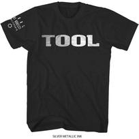Tool Mens Tshirt -S- Metallic Silver Logo Black 2XL