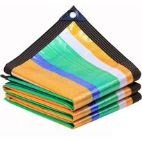 Spalvotos juostelės Brezentas Tentas su kilpomis Vandeniui atsparus Apsauga nuo saulės Storas atsparus lietui audinys Šiltnamio dengimas Šilumos izoliacija Tentas Tinka lauko sąlygoms 2X3m
