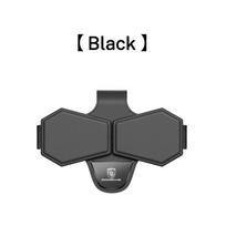 ABKE1 Car Leather Sun Visor Glasses Clip Sunglasses Card Storage Holder For Porsche 911 918 928 944 968 Boxster Cayenne Macan Panamera juoda