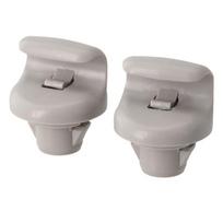 Car Sun Visor Clips 2pc Replacement Auto Sun Visor Retainer Clips Durable Plastic Car Interior Accessories Compatible with Most Vehicles One Size