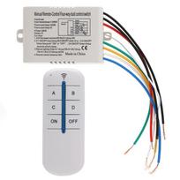 4-way Wireless Panel Switch for Smart Light Receiver Remote Light Switch for Led Ceiling Lights Lamps Fluorescent Lamps 1