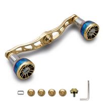 HEIGHTEN Baitcasting Reel Aviation Compatible with Abu Engn series V2.0 105/115mm Handle, Aluminum, Shimano, Daiwa, Garcia, (Gold, V2.0-105mm) (1074)