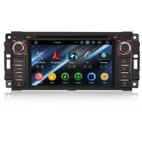 EU 6.2 Inch Android 14 Wireless CarPlay 4G DAB DSP Split Screen Built-in GPS Stereo Car Radio for Jeep Chrysler Dodge ES6562J 6.2'' 64 g 4 g