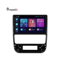Podofo Android 9 Inch Car Radio for Peugeot 406 1999-2004(Left-hand Drive)Carplay Android Auto GPS RDS HIFI Support AHD Camera 9" NO NO