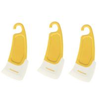 3PCS Non-scraping Pan Scraper Multi-purpose Pot Scraper Kitchen Gadget Kitchen Scraper  Kitchen Use 3 PCS