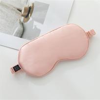16mm Double-Sided Pure Silk Sleep Eye Mask 100% Mulberry Light-Blocking Embroidered Eyewear Restful Light Burgundy