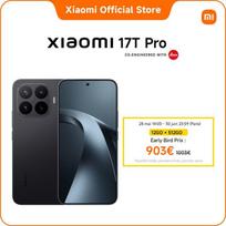Refurbished - [Official] Xiaomi 17T Pro, Smartphone 12+512GB, Black, 5x Leica Telephoto Lens, 7,000 mAh Silicon-Carbon Battery (type)