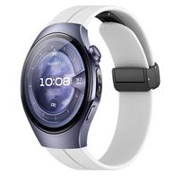 20/22mm silicone Magnetic buckle Strap for Huawei Watch 5 46mm Wristband for Huawei Watch GT5/GT4 Pro 46mm Garmin vivoactive 6-5 For Width 22mm balta