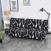 Sofos lovos užvalkalas Elastinis berankis sofos užvalkalas Tamprus sofos užvalkalas Funda Elastic Para Sofa Cama M (160cm-180cm)