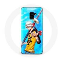 Case - Maniacase - Samsung Galaxy A8 Plus - One Piece Manga - Soft - Protection and decoration juoda