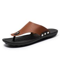 Slippers  Summer Fashion Flip -Flops For Men Beach Slippers Sandals Comfortable Shoes Non -Slip Bathroom Shoes Men Slides 40 brown