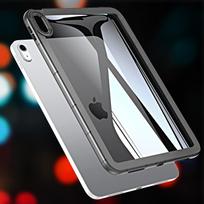 Minkštas TPU galinis dėklas, skirtas iPad Air 5 4 10.9 colio 10.5 2022, itin plonas apsauginis dangtelis, skirtas iPad Pro 11 iPad 10.2 ipad9.7 mini7 8.3 colio For mini123 juoda