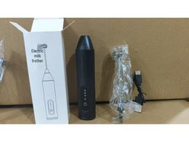 Kompaktiškas rankinis elektrinis kiaušinių plakiklis ir pieno putų plakiklis – Nešiojamas, maistinio plastiko buitinis maišytuvas Electric Egg Beater [One Unit] juoda