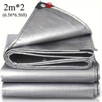 Atsparus vandeniui brezentas Anti-UV Sidabrinis brezentas Daugiafunkcinis 2x2m 2x3 3*3 3x4 3mx5 Markizė Stogelis Lietaus danga Lauko apsauga nuo saulės Stovyklavimas 2x2 m