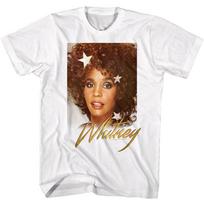 Whitney Houston Star Power Men T Shirt S