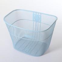 Easy To Install Large Cart Basket Metal Fixed Backpack New Bicycle Front Basket Grey