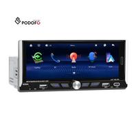 Podofo 2+64GB 6.9  Single Din Android Car Stereo Radio Wireless Carplay Android Auto WiFi GPS Type-C USB EQ BT Wholesale 6.9" 64 g 2 g