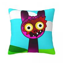 S-Sprunki Game Pillow Cover New Polyester Pillow Case Cushion Cover Novelty Printed Pillowcases For Sofa Home Decorative Peach skin 18*18(CM)-1Pcs
