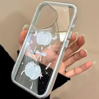 Blue Apple ribbon ins high value for Apple 16/15iphone13proMAX Huawei mobile phone case Apple 11
