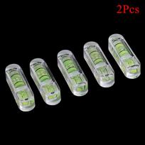 2 Pcs Mini T-type Bubble Spirit Level Acrylic Measuring Level Adjustment onesize
