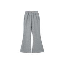 LUSON Girls' Autumn Casual Flared Pants 130 viržių pilka spalva