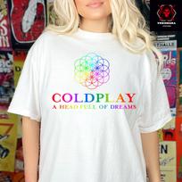 Coldplay A Head Full of Dreams Rock Band Tee Unisex Cotton T-shirt S3XL M