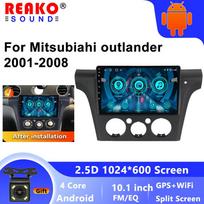 REAKOSOUND 2din Android 11 Automobilinė stereo sistema Radijas Multimedija Vaizdo grotuvas Navigacija GPS skirta Mitsubishi Outlander 1 2002–2008 Carplay 2+64+4led