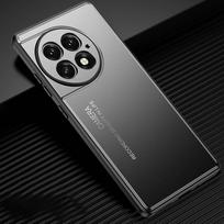 Matte Metalinis dėklas Oneplus ACE 2 Pro dėklui Silikoninis buferis Smūgiams atsparus dangtelis Oneplus Ace 3 3V 2 Pro 2Pro dėklui Xiaomi 12S Pro juoda