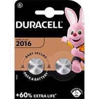 Duracell litija baterija DL 2016 3V 2 gab. 421022B