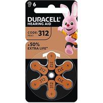 Duracell dzirdes aparātiem 312, 6 gab. 421122