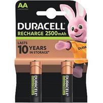 Duracell uzlādējamais akumulators NiMH HR6 AA 2500mAh 2 gab. 421141