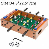 Mini medinė stalo futbolo žaidimo futbolo žaislas Vaikams Nešiojamas sulankstomas Vidaus lauko stovyklavimas Šventės Žaidimai Gimtadienio dovana