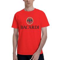 Bacardi Rum Logotipas 100% Medvilnė Laisvalaikio Kvėpuojantis Patogus Vyriški Futbolo Marškinėliai 2025 Vyriški Marškinėliai S
