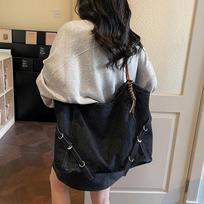Leisure Large-capacity Tote Bag - Suitable for Spring and Summer Commuting, Single-shoulder, Underarm Bag, Tote Bag šviesiai mėlyna spalva