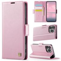 Magnetinis belaidžio įkrovimo odinis piniginės kortelių telefono dėklas, skirtas iPhone 17 Air 16E 16 Pro Max 15 Plus 14 13 12 11, su atlenkiama stovėjimo funkcija iPhone 14 black