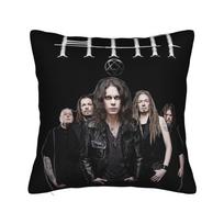 Him Ville Valo Music Pillow Case Print Pillow Cover For Sofa Home Decor Retro Trendy Pillowcases 30cmx30cm