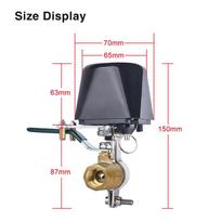 For Zigbee 3.0 Valve Controller for Remote Operation of Water and Gas Shutoff Valves via App with Multi-User Scheduling Adjustable bracket