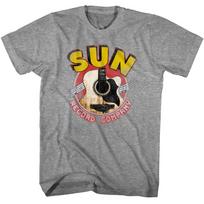 Sun Record Company Acoustic Guitar Men T Shirt Rock n Roll Music Label Logo S