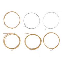Acoustic Guitar Strings Set 6 Pieces Individual Packaging Steel Core Wound Strings Suitable for Standard Acoustic Guitar Replacement Strings One Size