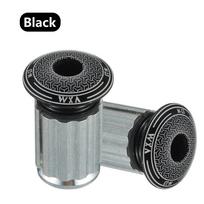 VXM 1 Pair Expanding Locking Bar End Plugs, Colorful Aluminum Alloy Handlebar Caps for MTB Road Bike Flat Drop Bar, Bike Parts