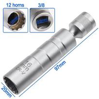 Magnetic Spark Plug Socket Set – Thin Wall Flexible Universal Joint, Drive Spark Plug Socket Wrench Adapter for Car Repair