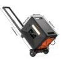 Safer Outdoor Home 2500W Lfp Power Station Portable Solar Battery 2304Wh With Hand Cart Camping Power Portable Solar Panel 2500W 2304WH Universal