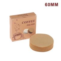 100 vnt. Kavos filtro popierius Espresso popieriniai filtrai 54/56/60/62/64/68 mm Disko ekranas Portafilter mašinos įrankiams 60mm chaki