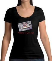 Das ist deine Kassette Damen Rundhals T-shirt 13 Reason Film Serie Tonband XXXL