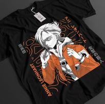 Attack On Titan Shirt Annie Female Aot Tshirt Anime Unisex Graphic Tee S