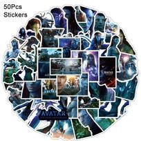 Reusable Avatar 2 Jake Sully Neytiri Stickers Xmas Gift 50Pcs Stickers gray