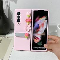 Animacinis sulankstomas telefono dėklas, skirtas Samsung Galaxy Z Fold 4 5g su laikikliu 180 laipsnių smūgiams atsparus sulankstomas dėklas, kompiuterio apsauginis dangtelis Samsung Fold 4