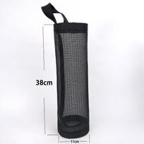 Šiukšlių maišelių laikiklis Virtuvės šiukšlių organizatorius Plastikinių maišelių laikiklis Tvarkingas kabinamas šiukšlių surinkimo laikymo maišelis 1PCS pilka